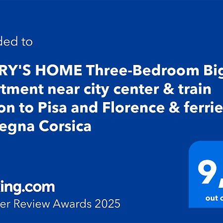 Gabry'S Home Three-Bedroom Big Apartment Near City Center & Train Station To Pisa And Florence & Ferries To Sardegna Corsica ليفورنو المظهر الخارجي الصورة